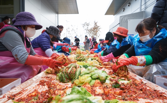 능서면 고향주부모임 김장행사